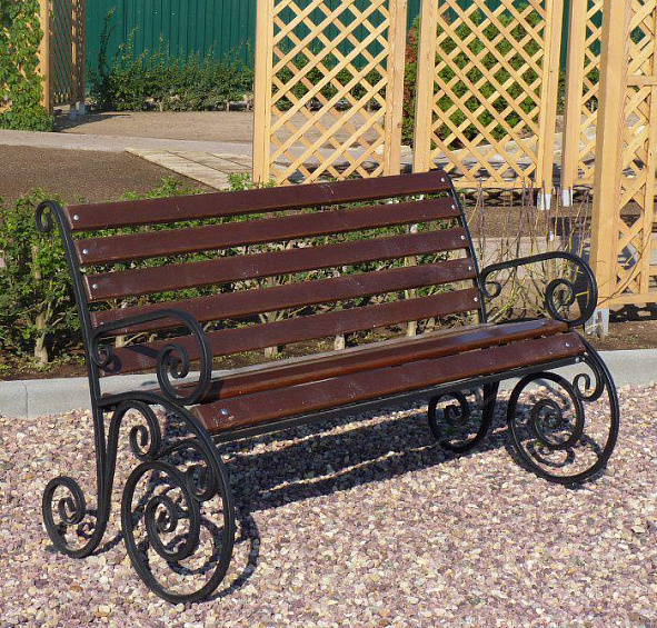 Скамья садовая Эльвира