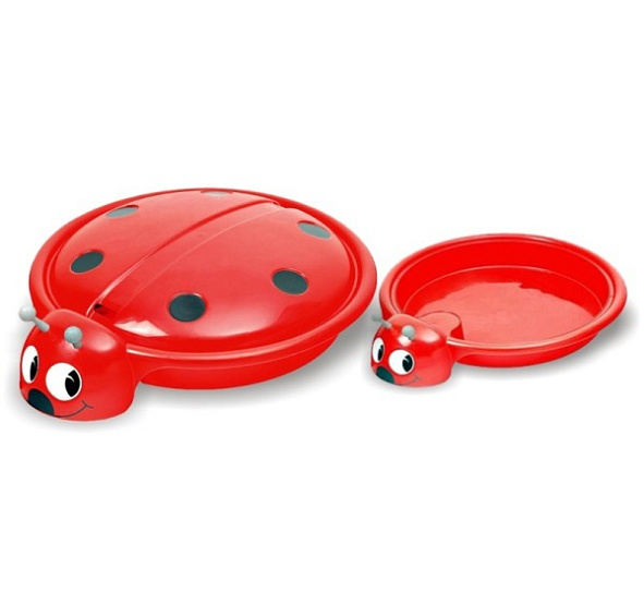 Песочница -бассейн Крыло бабочки 1 половина / Боожья коровка (Мебельторг)