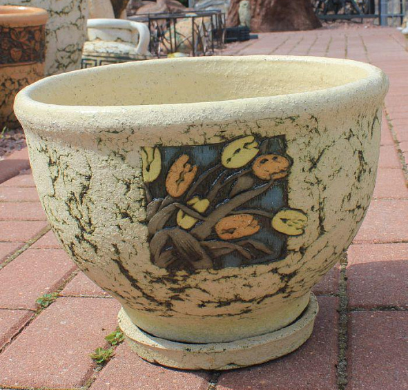 Тюльпаны набор из 4-х горшков, шамот