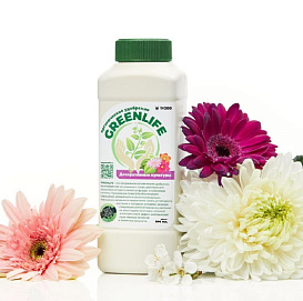 Удобрение цветочное Грин лайф 0,5л
