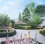 Юлия Наместникова – проект «Сады Майендроф» – садовый центр «Южный» Цветочный остров