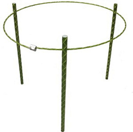 Опора для цветов (круглая, разъемная) стеклопл (Черняев)