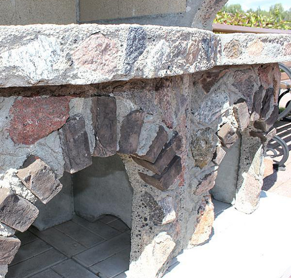 Печь барбекю большая