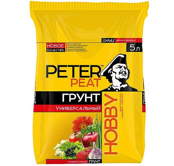 Грунт Универсальный', линия ХОББИ/Питэр Пит/