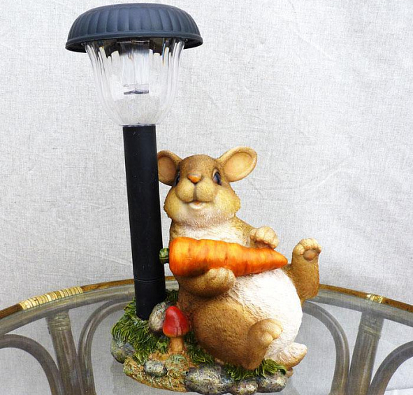 Фонарь Заяц с морковкой