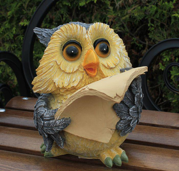Фигура Филин со свитком 11214