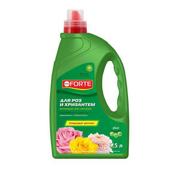 Жидкое удобрение для роз и хризантем, Bona Forte