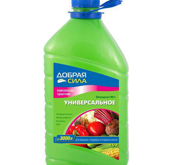 Удобрение Добрая сила жидкое комплексное 1л