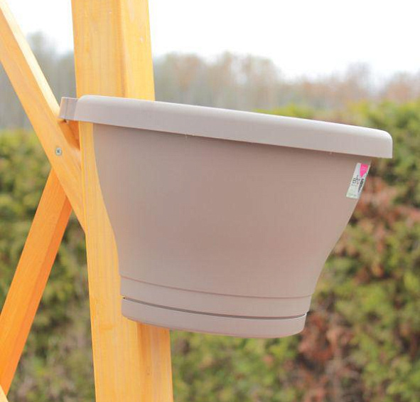 Кашпо для водосточных труб 24*15 см 3л