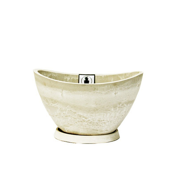 Горшок для растений Светло-бежевый комплект 