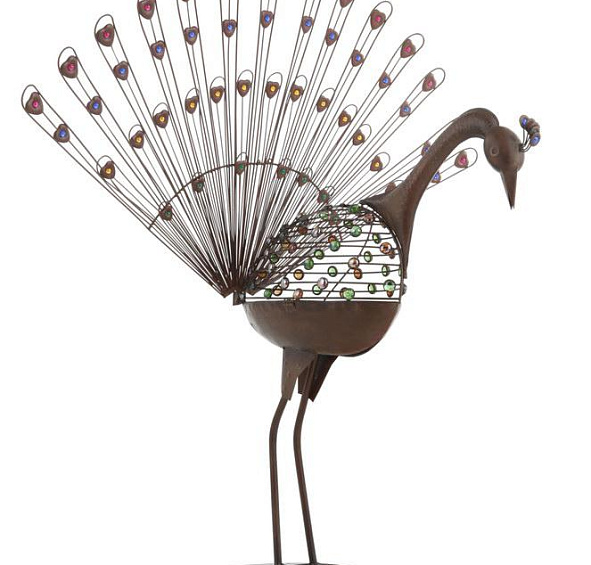 Светильник декоративный Globo Solar Павлин большой 33316