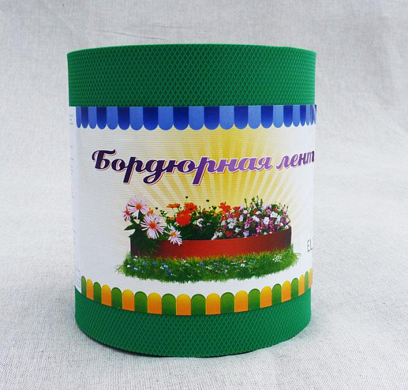 Бордюрная лента 30х9 зеленая