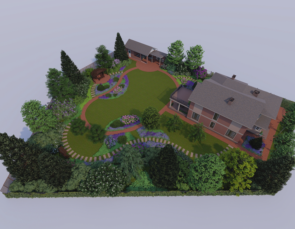 Оксана Матвеева – проект «Эсквайр Парк» – садовый центр «Южный» ы