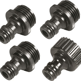 Набор коннекторов для шланга 4шт 12730