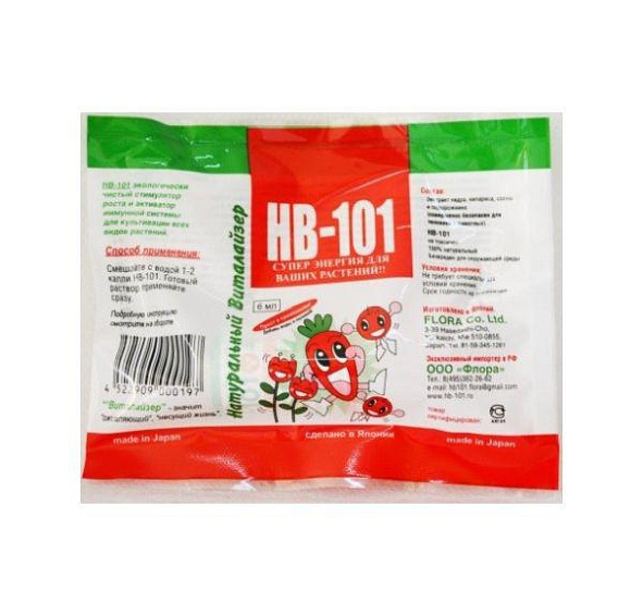 Стимулятор НВ-101 для роста растений 6мл