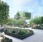 Юлия Наместникова – проект «Сады Майендроф» – садовый центр «Южный» Сад Майнедорф фонтан