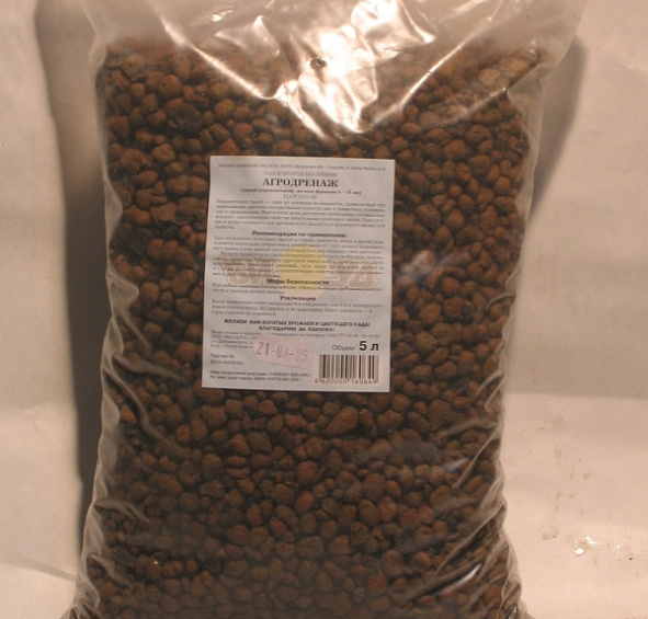 Дренаж керамзитовый Биуд фр 5-10, 2,5л