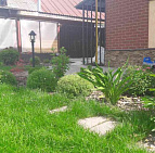 Елена Ведерникова – проект «Европейский дворик» – садовый центр «Южный» клумба