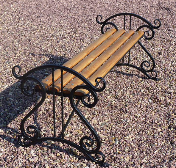 Скамья садовая Арфа