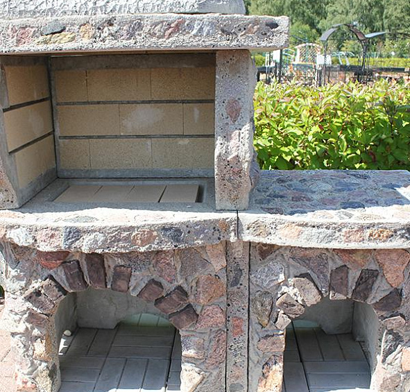 Печь барбекю большая