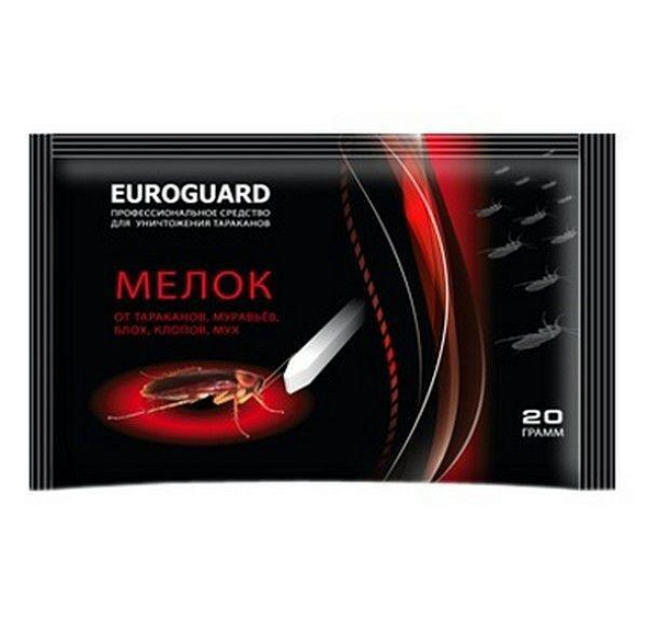 Инсектицид Euroguard мелок от бытовых насекомых 20 г.