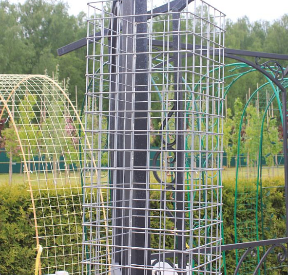 Колонна - Габион квадратная сетка