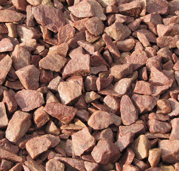 Крошка кварцитовая малиновая