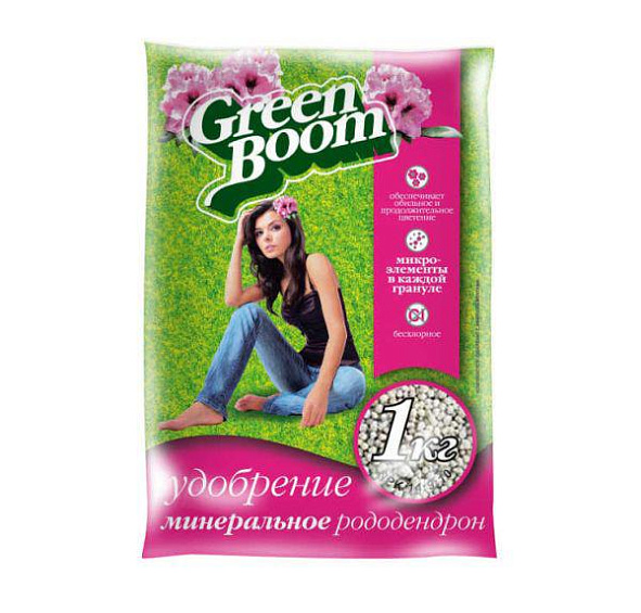 Удобрение цветочное минеральное сухое с микроэлементами Green Boom Рододендрон 1кг