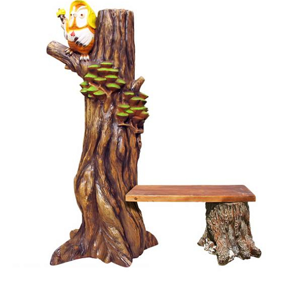 Лавочка Сова на дереве F07343