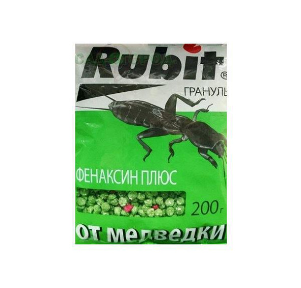 Инсектицид Рубит Рофатокс гранулированная готовая приманка  для защиты от медведки и провол.200г