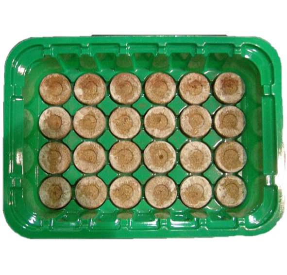 Парник с торфяными таблетками Крепыш 14 ячеек