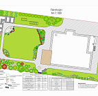 Елена Ведерникова – проект «Европейский дворик» – садовый центр «Южный» ген план