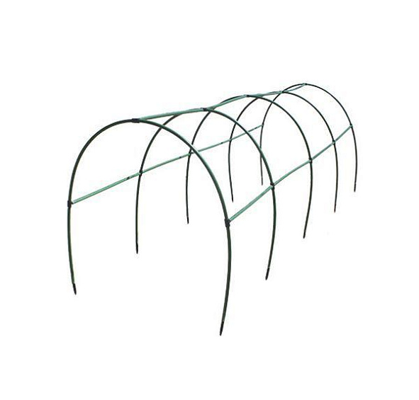 Парник Счастье дачника 8-ми секц с укрытием (чер)