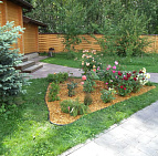 Галерея проектов: Чеховский район КП Финская деревня, участок 20 соток Цветники