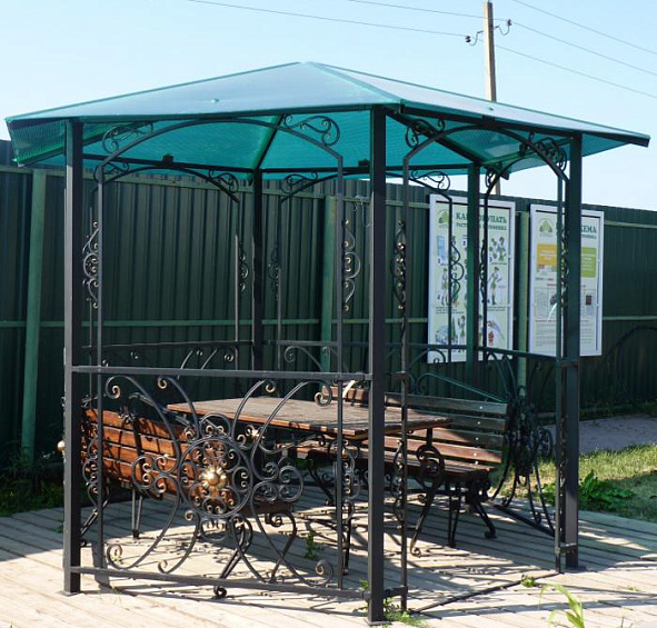 Беседка шестигранная 3-х метровая