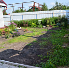 Юлия Матовникова – проект «Райская дача» – садовый центр «Деревенский палисадник» Участок до благоустройства