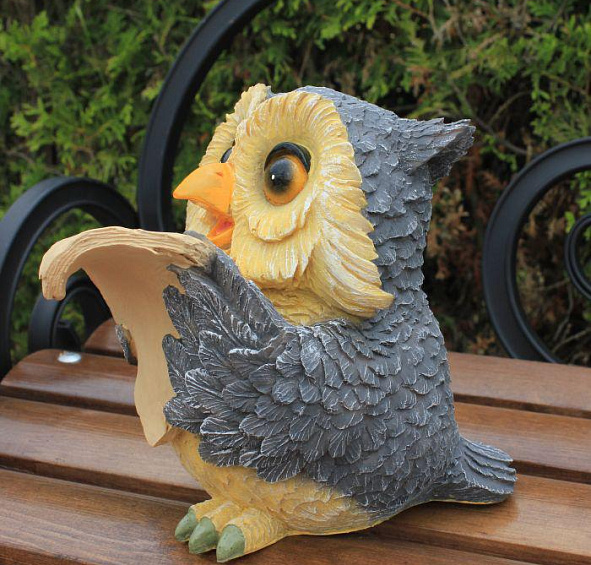 Фигура Филин со свитком 11214