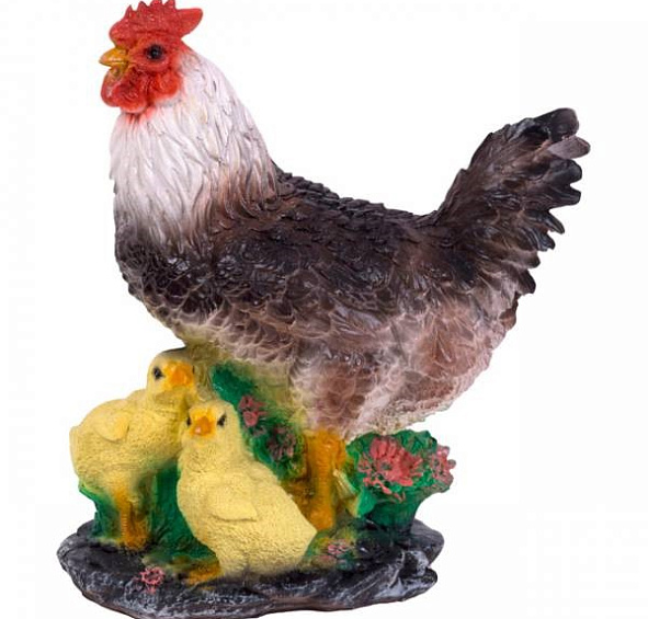 Фигура Курица с цыплятами H-34
