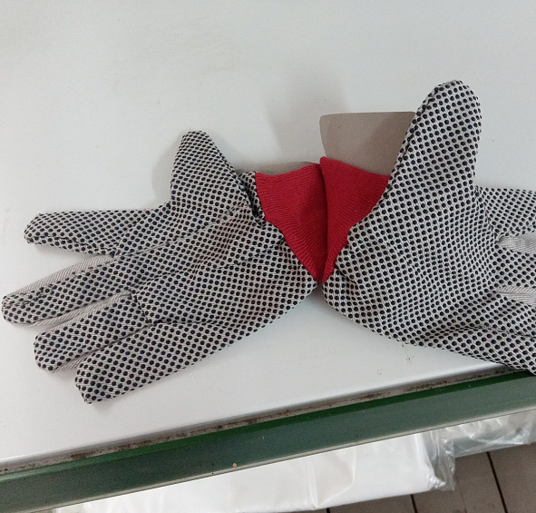 Перчатки защитные БЕРТА садовые хлопковые текстилиные 1 пара 143 