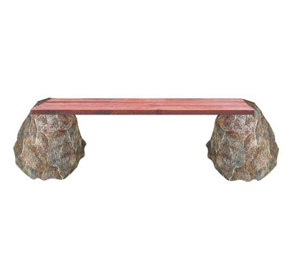 Лавочка Камни (F07121+F07121) F07041