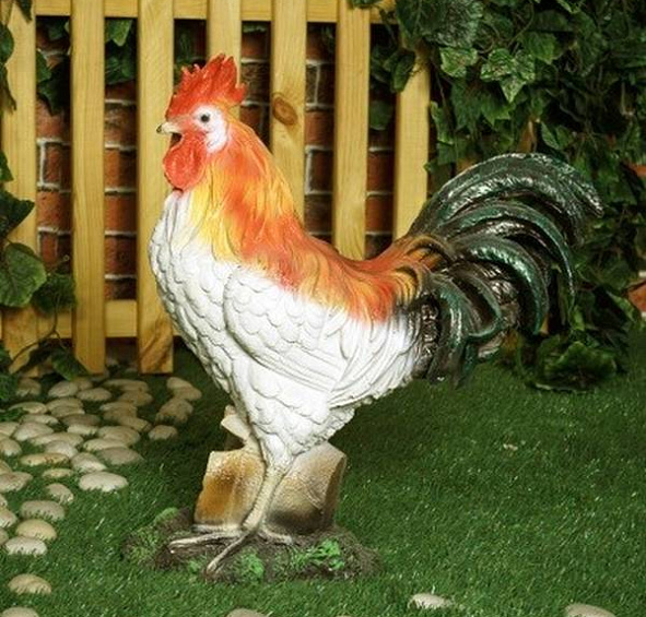 Петух с горшком F07780