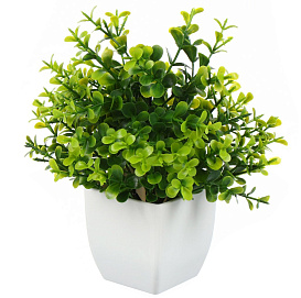 Цветок искусственный ТРАВА в кашпо 8*6,5см 4-7901