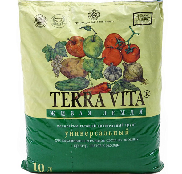 Почвогрунт 'Живая земля' KEVA BIOTERRA универсальный /Гера/