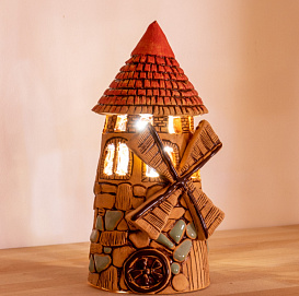 Шамот Башня мельница с подсолнухом