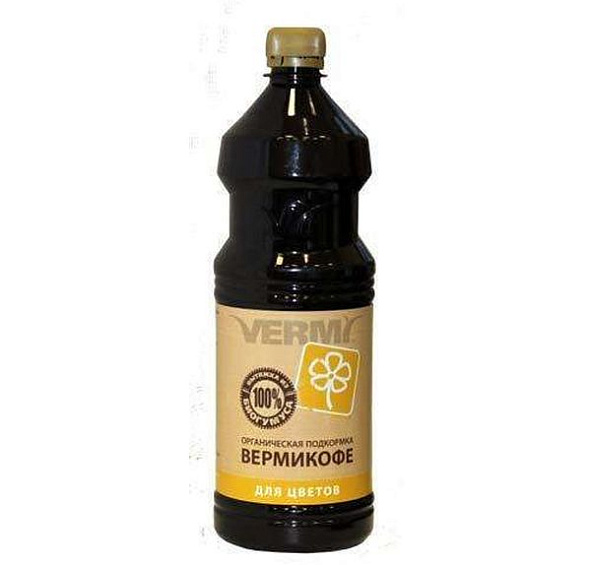 Удобрение цветочное Вермикофе для цветов 1л
