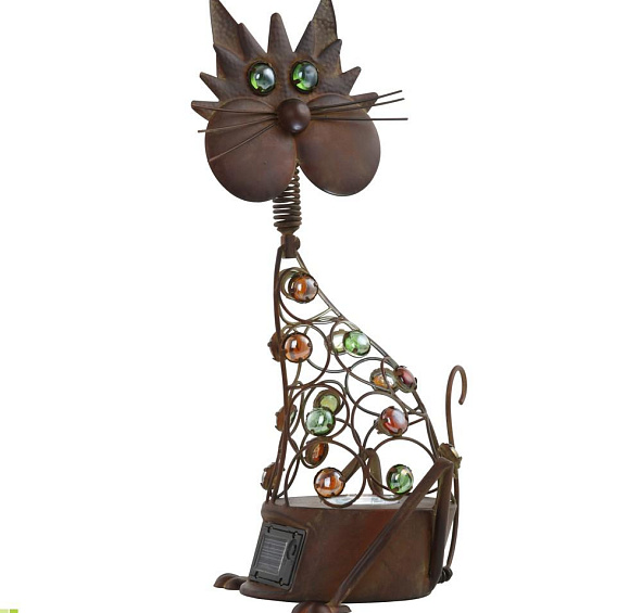 Светильник декоративный Globo Solar Кошка 33311