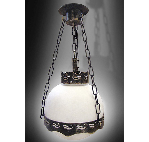 Светильник Diano подвес 200-01/bc-08 черн/медь