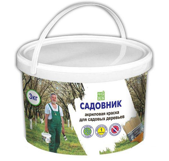 Краска Фаско для садовых деревьев акриловая