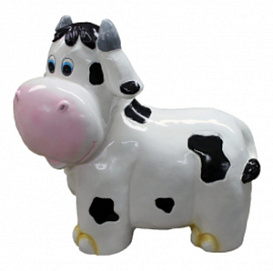 Фигура садовая Коровка копилка 