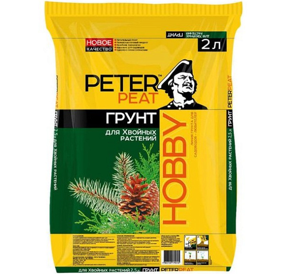 Грунт 'Для хвойных растений', линия ХОББИ/Питэр Пит/